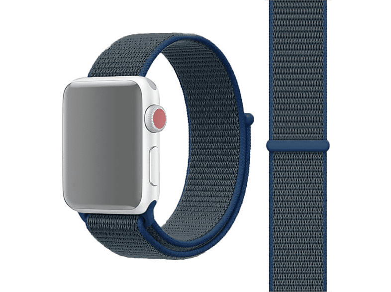 KÖNIG DESIGN Sportarmband, Ersatzarmband, Apple, Watch Series 7 45mm, Blau