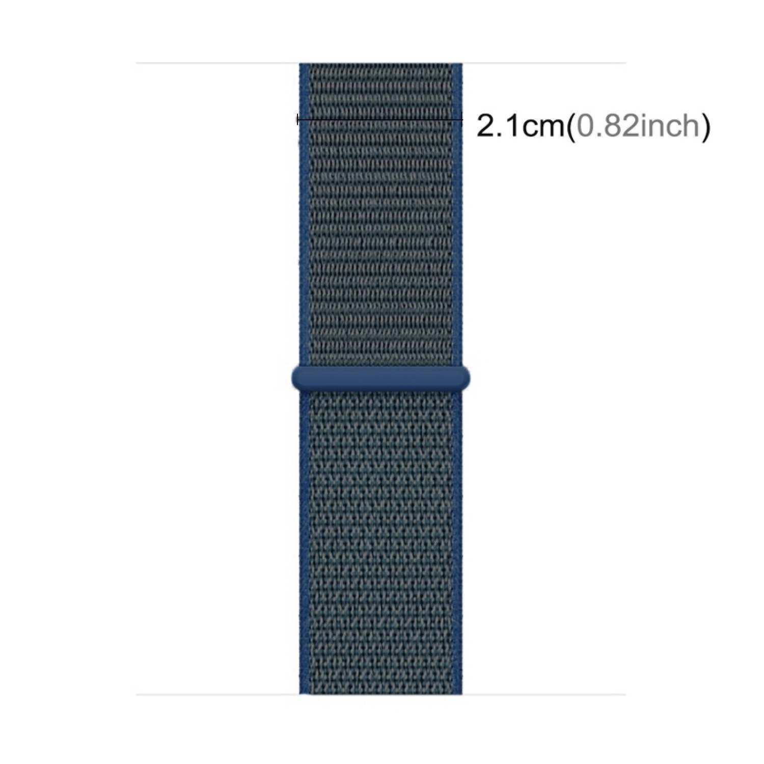 DESIGN Watch KÖNIG 7 45mm, Blau Series Apple, Sportarmband, Ersatzarmband,