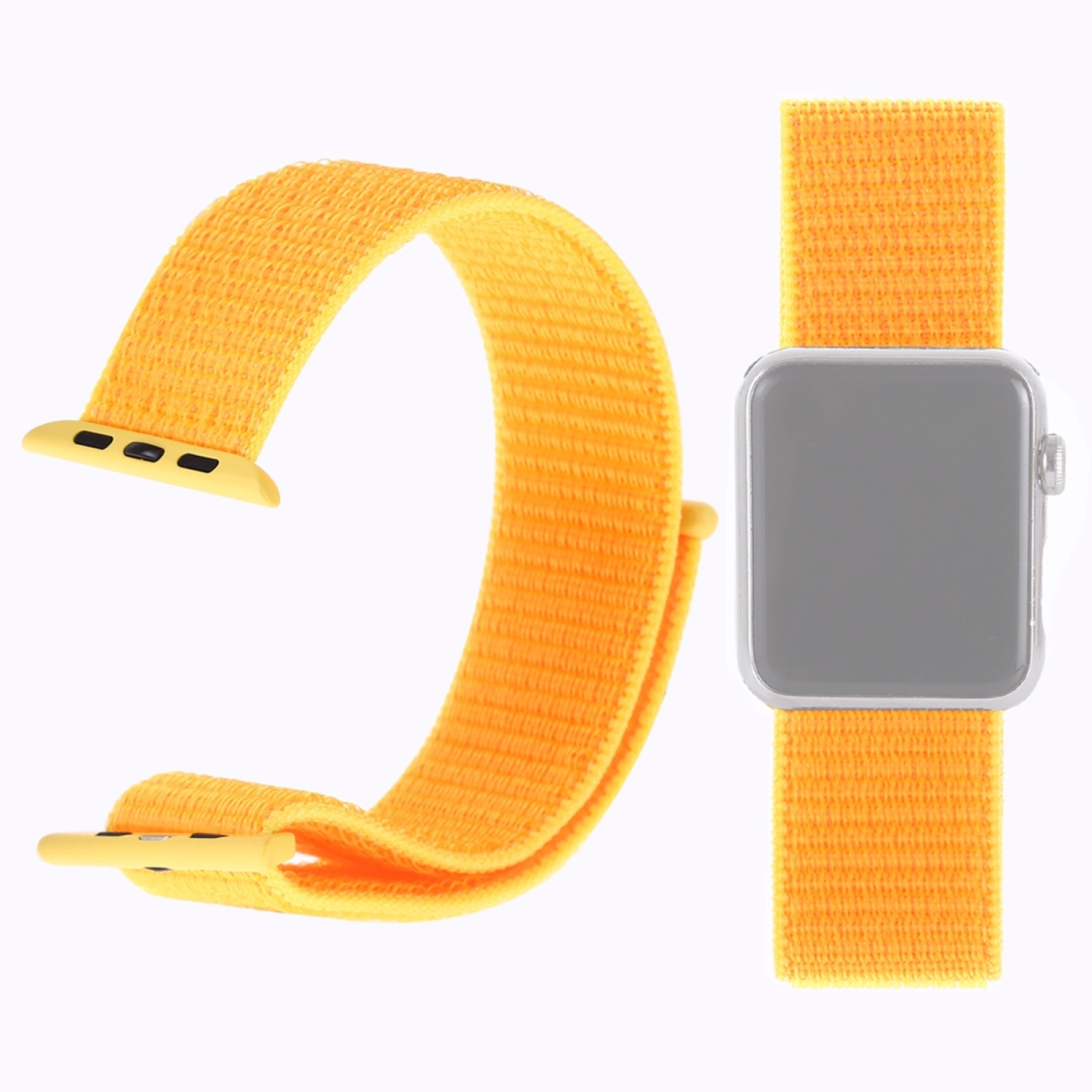 KÖNIG DESIGN Watch Sportarmband, 45mm, Ersatzarmband, 7 Apple, Gelb Series