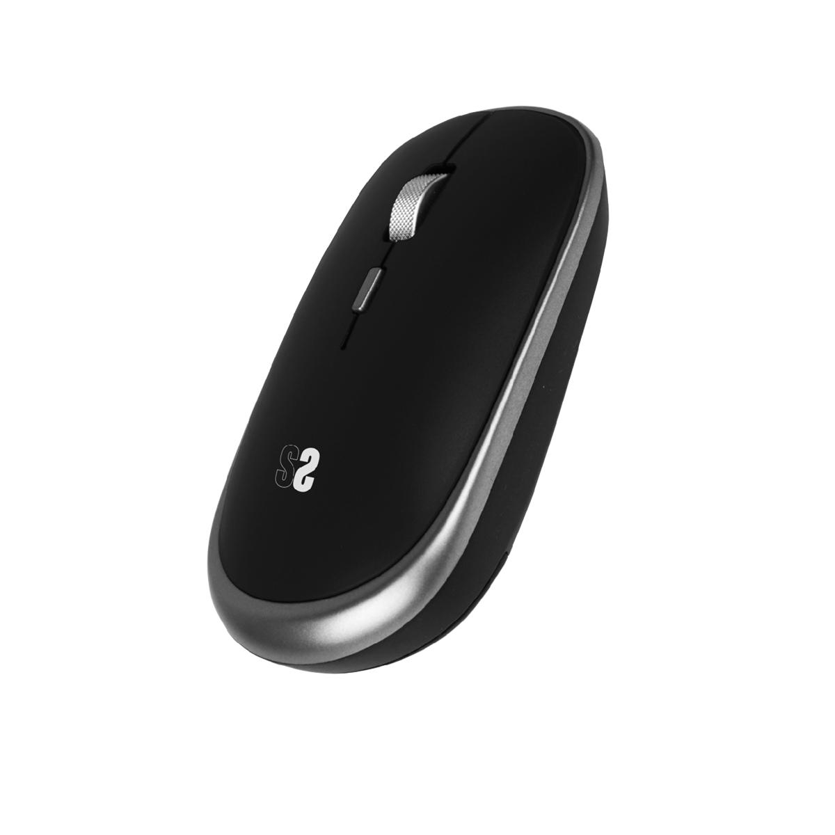 Ratón Óptico Inalámbrico Wireless - Mini Mouse SUBBLIM, Inalámbrica, Gris