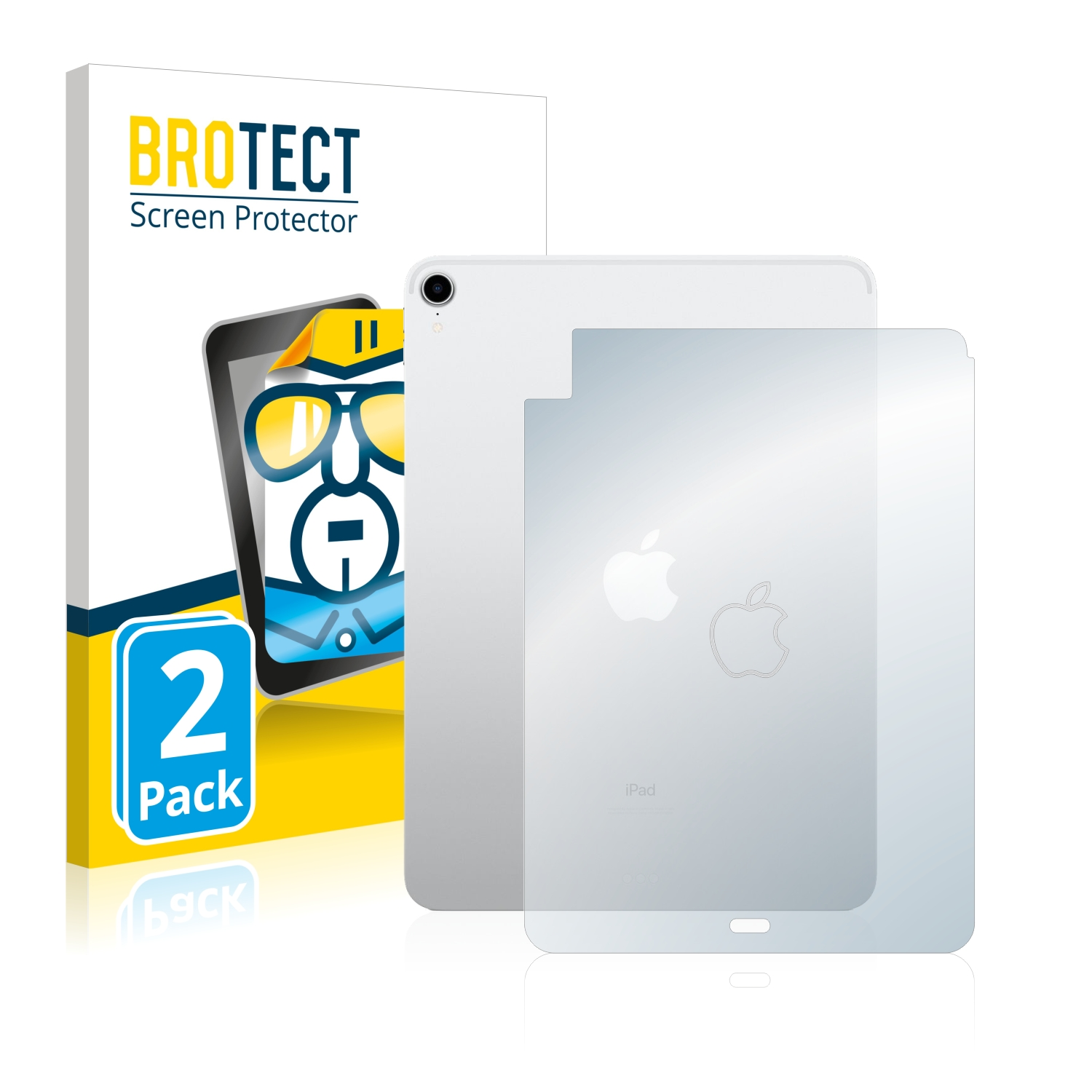 BROTECT 2x klare (4. Cellular Schutzfolie(für WiFi iPad Apple Gen.)) 2020 4 Air