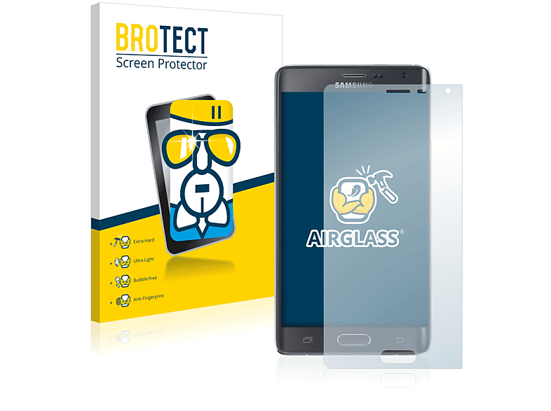 BROTECT Airglass klare Schutzfolie(für Samsung Galaxy Note Edge)