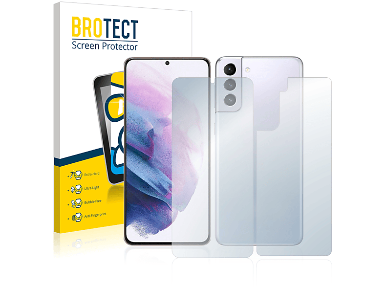BROTECT Airglass Plus 5G) klare Samsung S21 Galaxy Schutzfolie(für