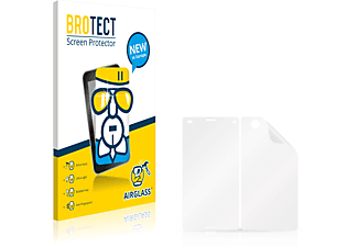 BROTECT Airglass klare Schutzfolie(für Sony Xperia Z3 Compact D5803 (Vorder + Rückseite))