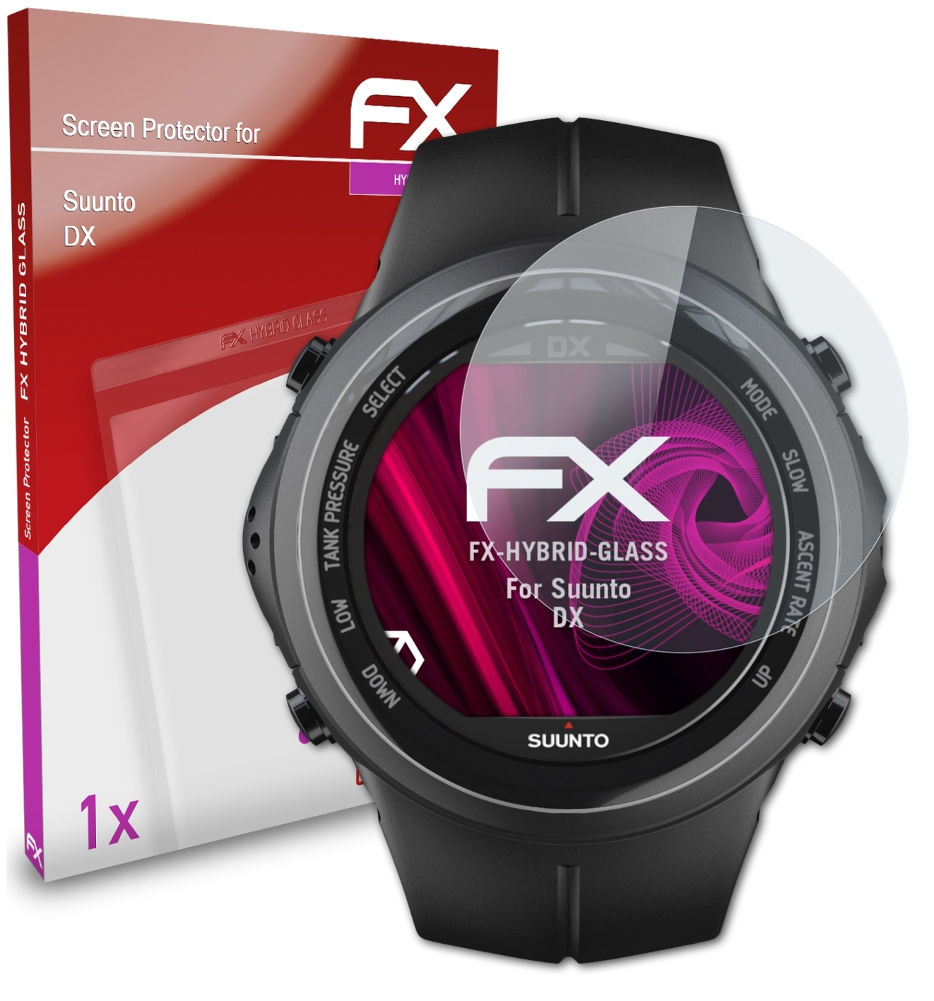 ATFOLIX FX-Hybrid-Glass Schutzglas(für DX) Suunto