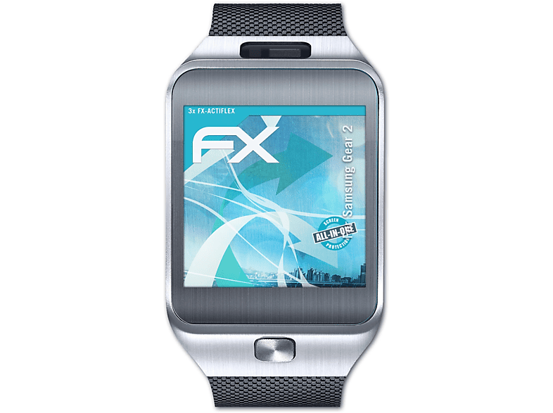 ATFOLIX 3x FX-ActiFleX Displayschutz(für Samsung Gear 2)