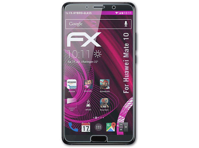 ATFOLIX FX-Hybrid-Glass Schutzglas(für Huawei Mate 10)