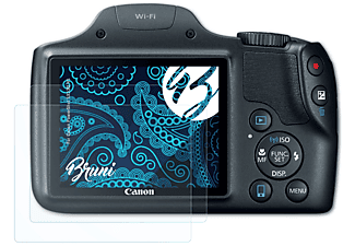 BRUNI 2x glasklare Displayschutz(für Canon PowerShot SX530 HS)