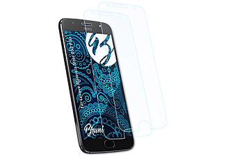 BRUNI 2x glasklare Displayschutz(für Lenovo Motorola Moto G5S Plus)