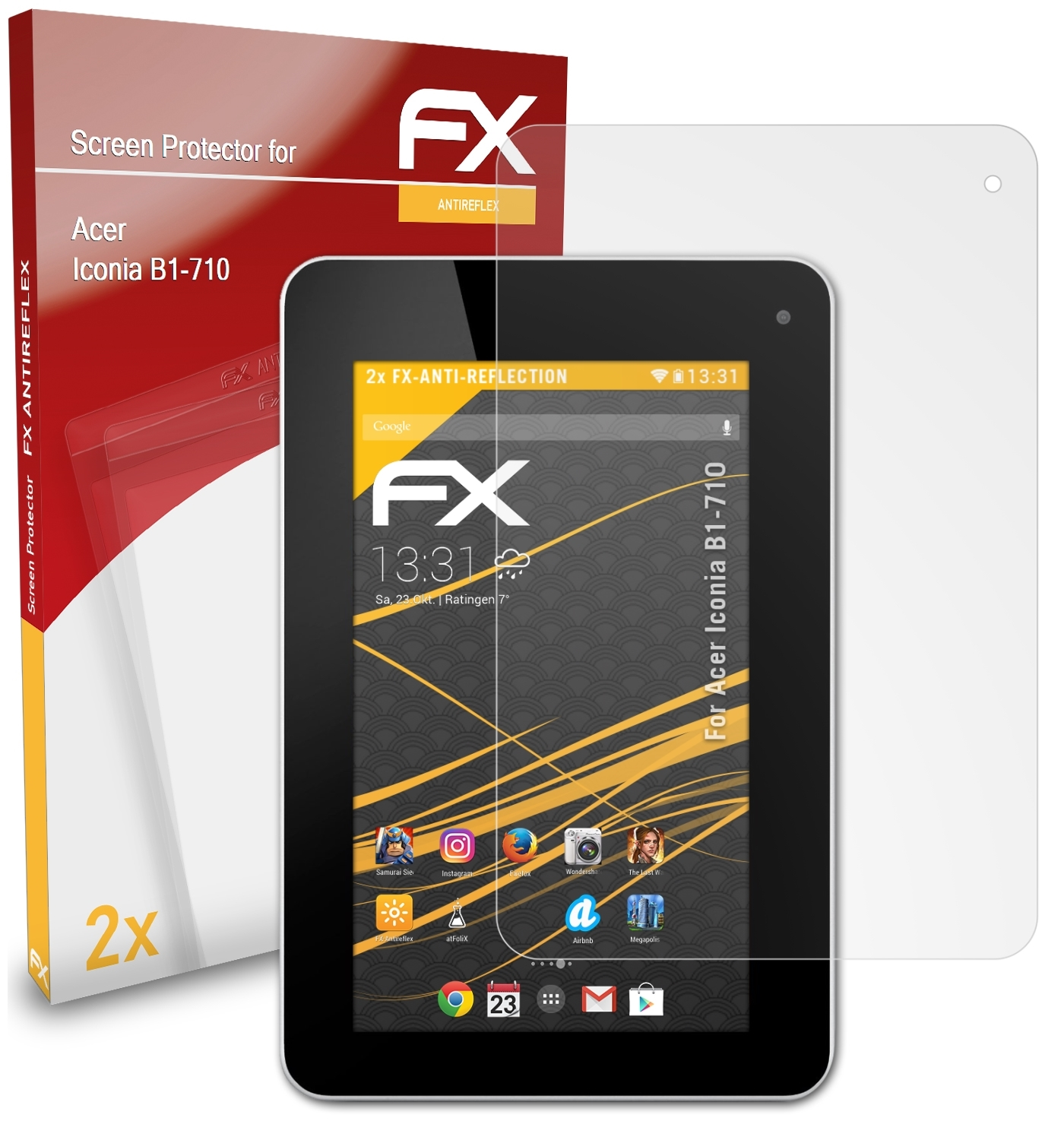 Iconia Displayschutz(für FX-Antireflex 2x B1-710) ATFOLIX Acer