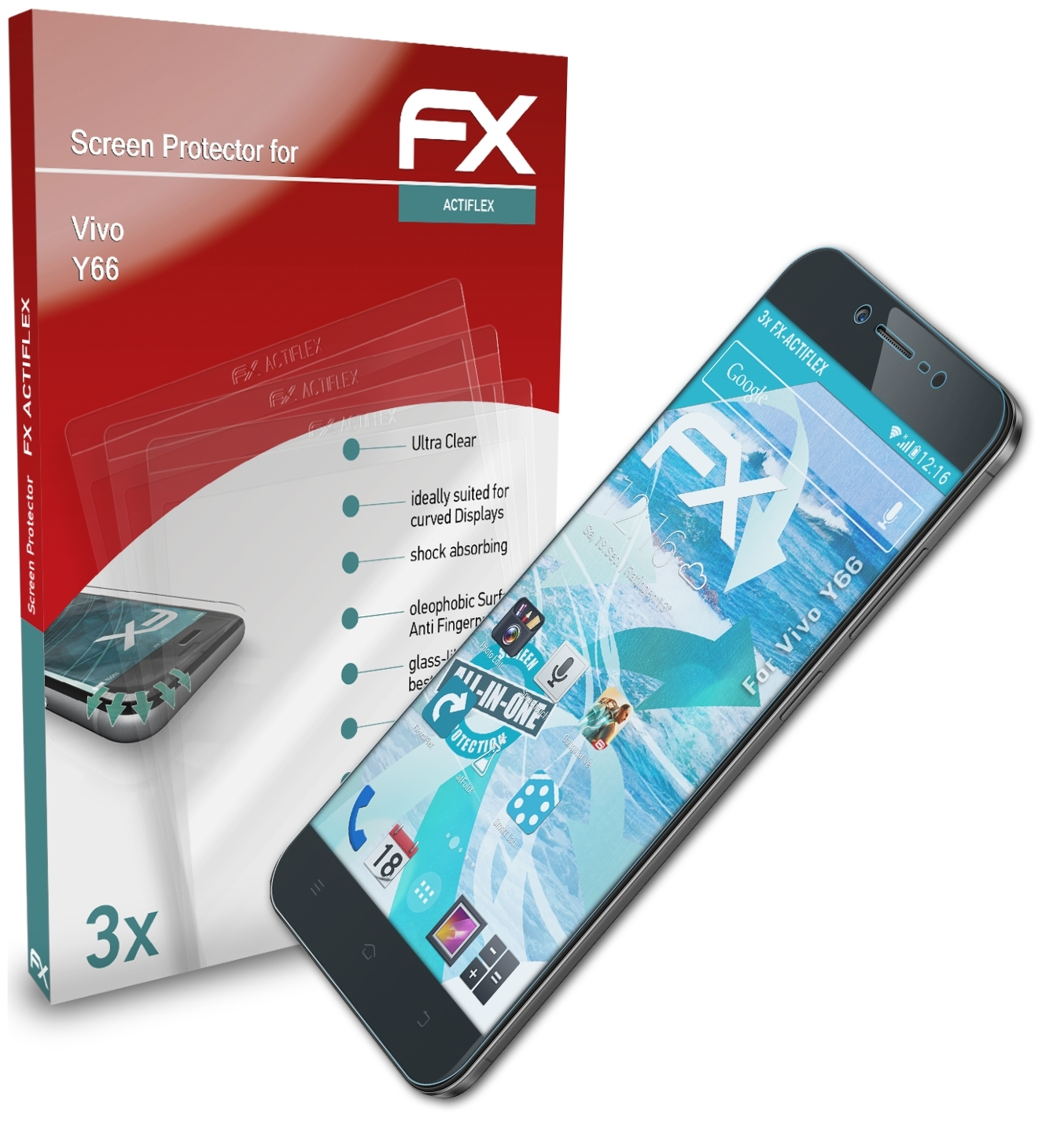 Y66) Displayschutz(für FX-ActiFleX Vivo 3x ATFOLIX