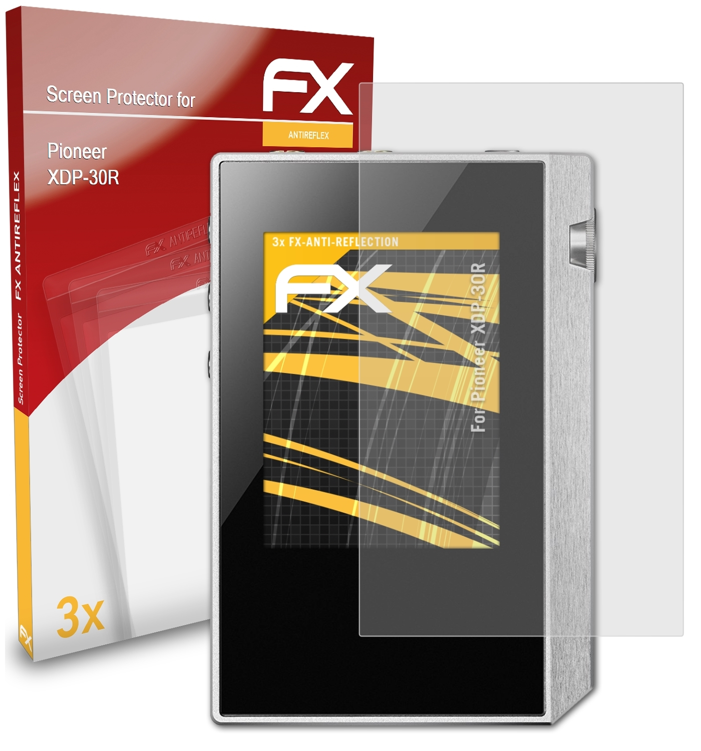 ATFOLIX Displayschutz(für XDP-30R) 3x Pioneer FX-Antireflex