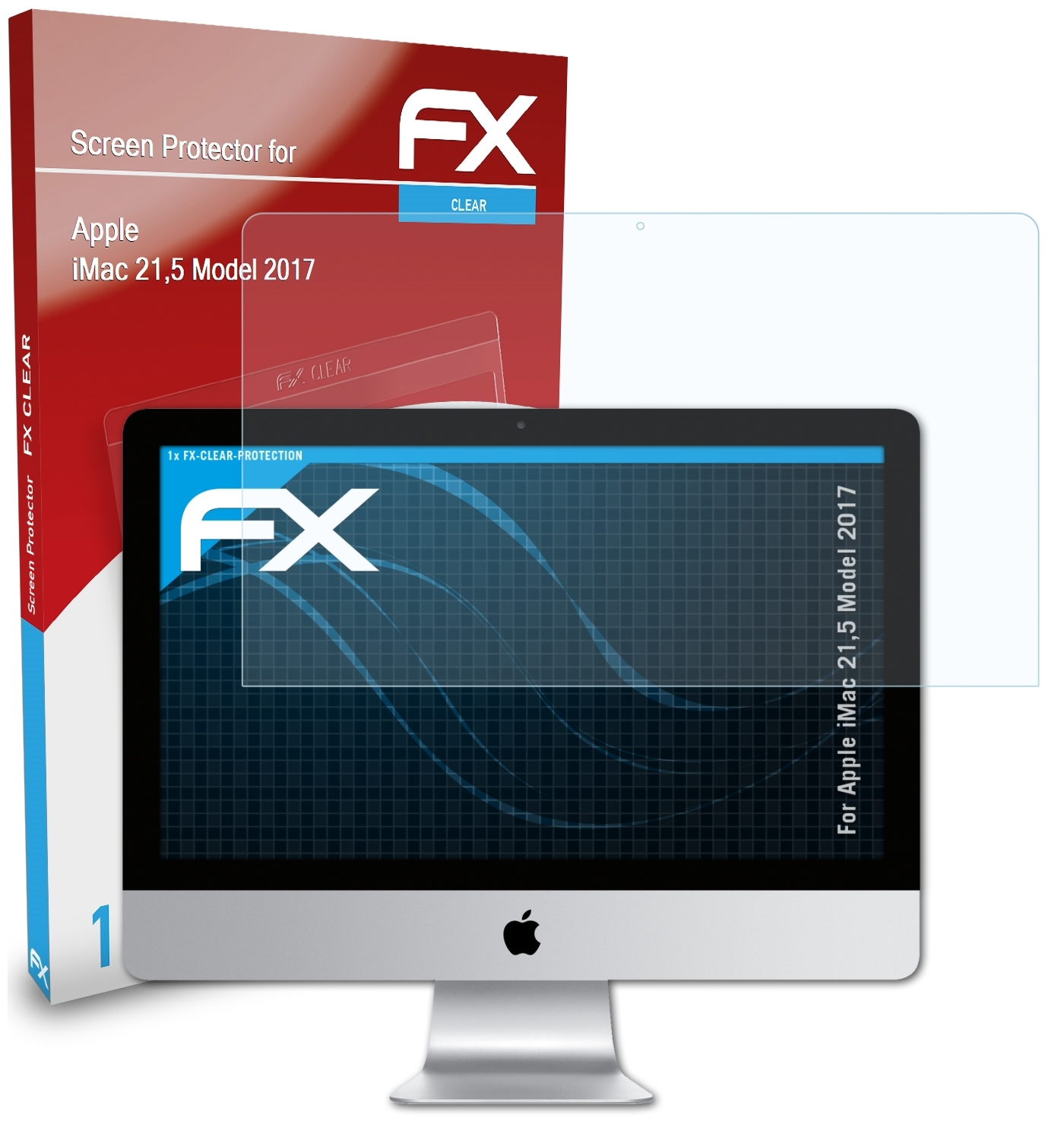 ATFOLIX FX-Clear Displayschutz(für Apple iMac 2017) 21,5 Model