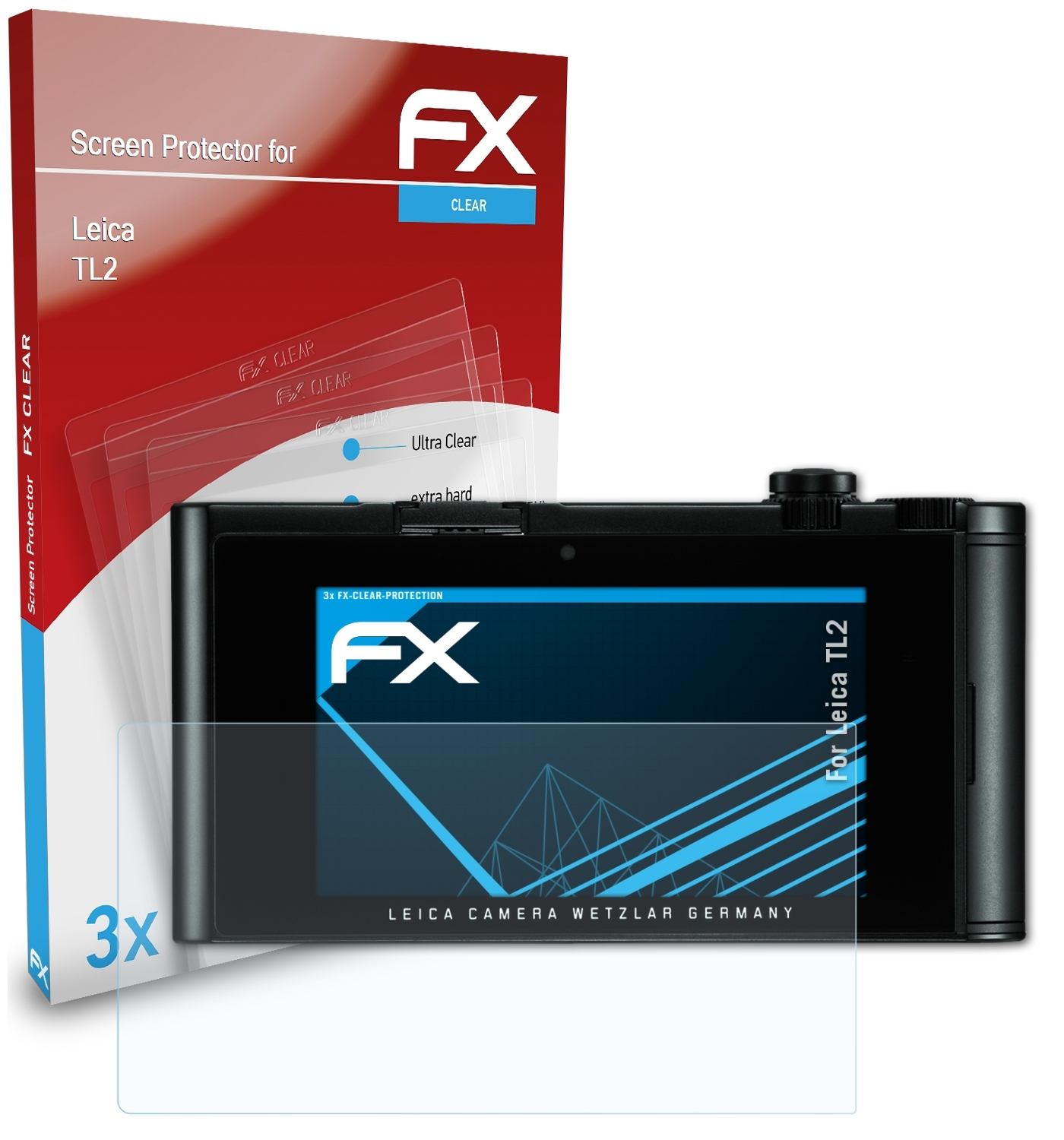FX-Clear ATFOLIX Displayschutz(für 3x TL2) Leica