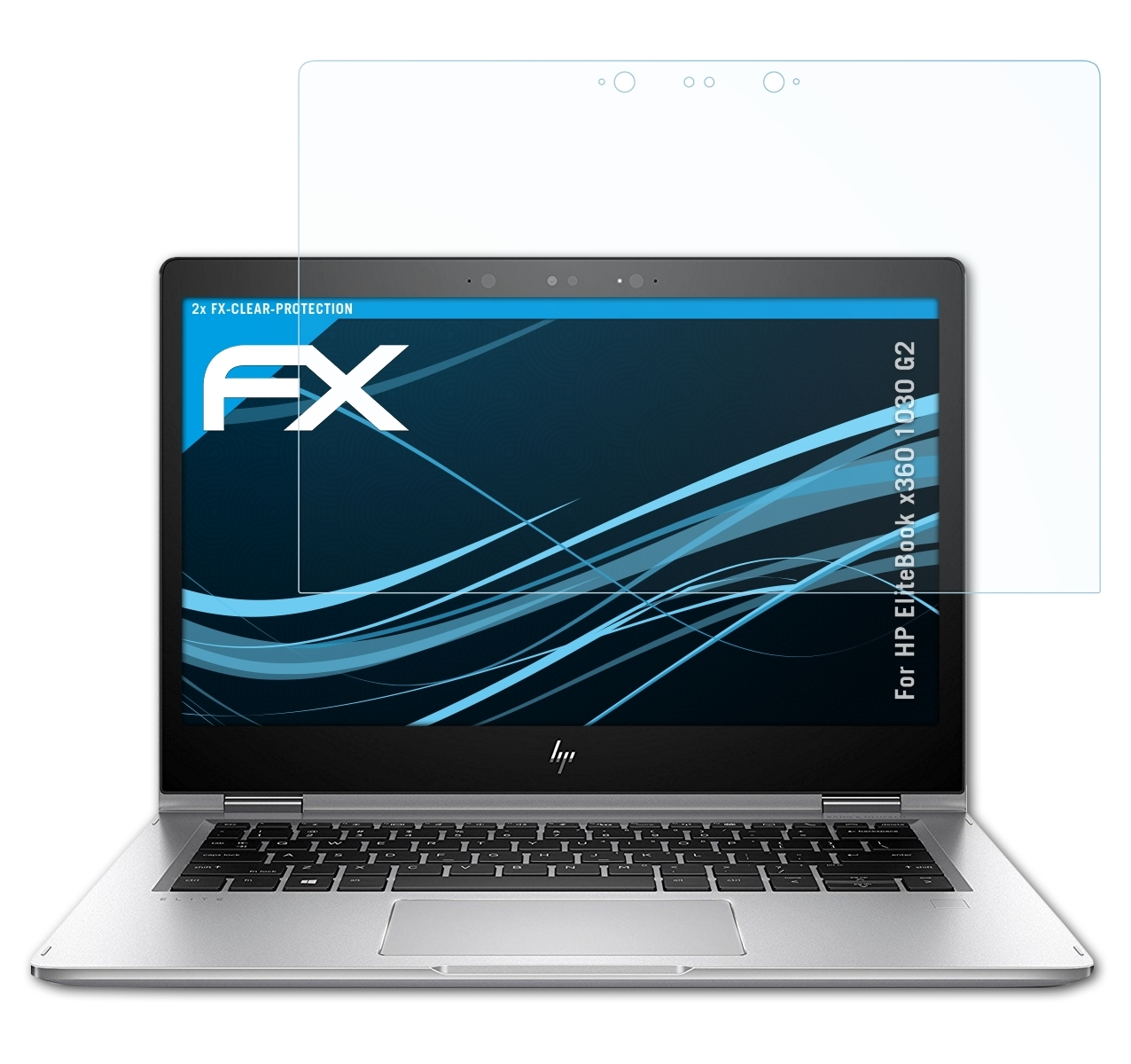 x360 2x G2) EliteBook HP FX-Clear 1030 Displayschutz(für ATFOLIX