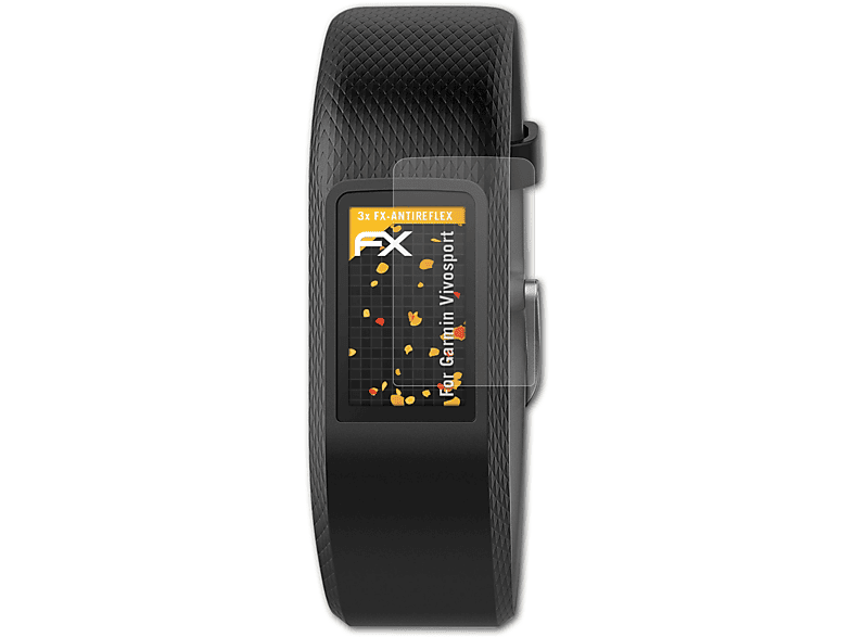 ATFOLIX Displayschutz(für 3x Vivosport) FX-Antireflex Garmin