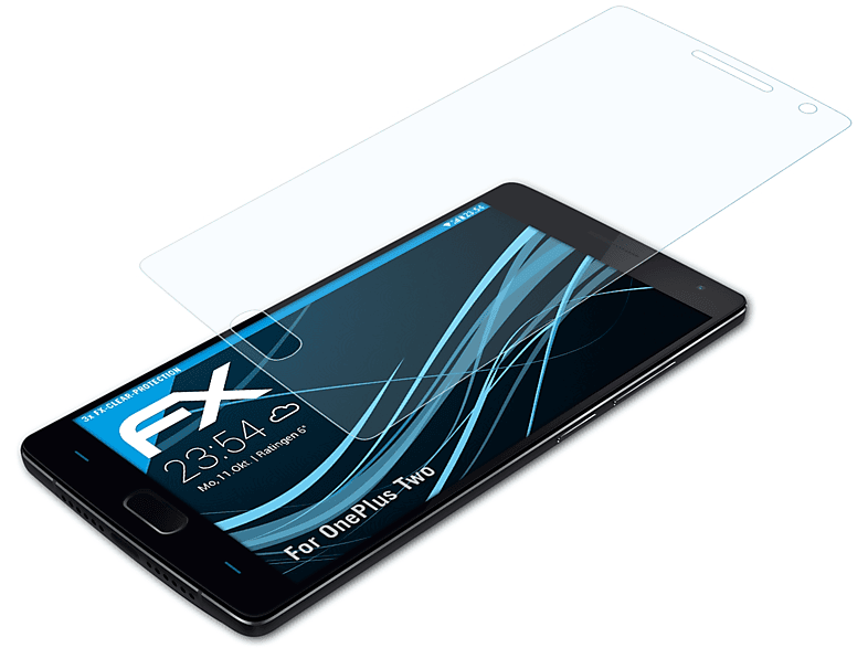 ATFOLIX 3x FX-Clear Displayschutz(für OnePlus Two)