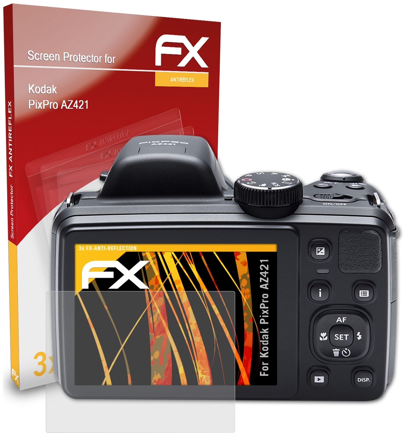 Kodak ATFOLIX Displayschutz(für 3x PixPro AZ421) FX-Antireflex