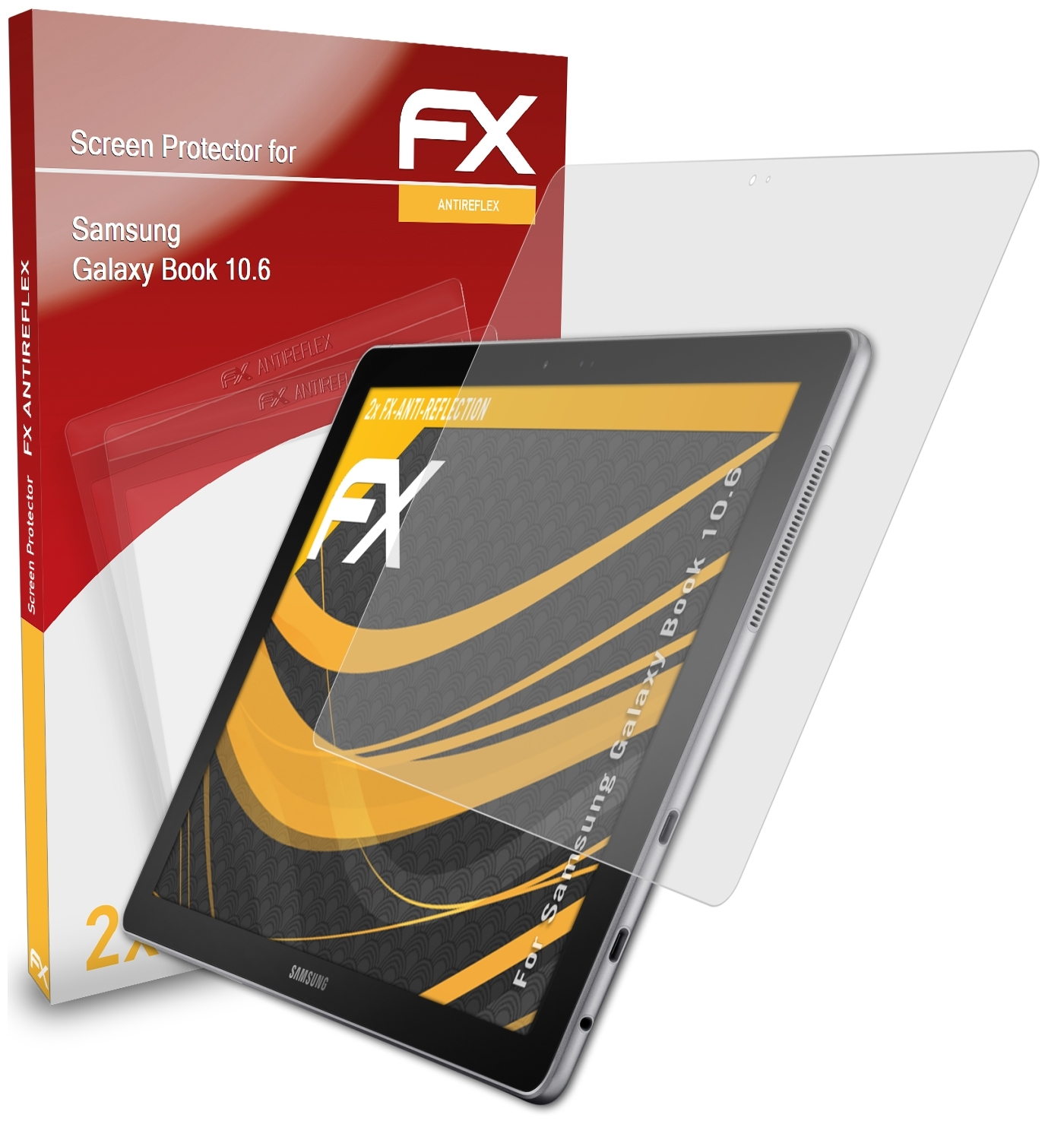 Displayschutz(für ATFOLIX Galaxy 10.6) Samsung Book 2x FX-Antireflex