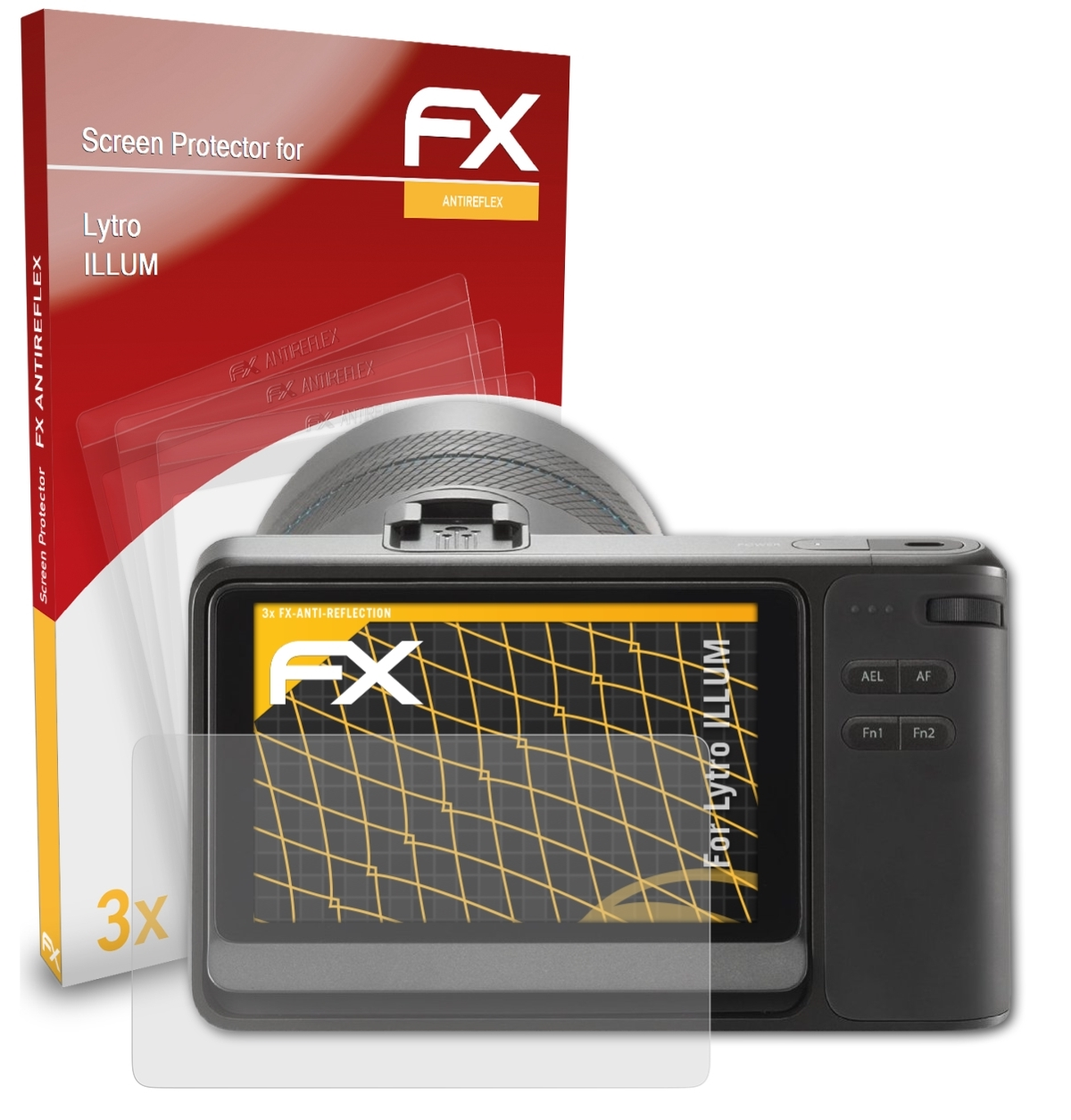 ATFOLIX 3x FX-Antireflex ILLUM) Displayschutz(für Lytro