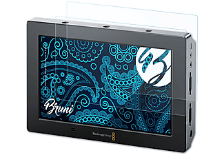 BRUNI 2x glasklare Displayschutz(für Blackmagic Design Video Assist 4K (7 Inch))