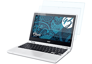 BRUNI 2x glasklare Displayschutz(für Google Chromebook R11 (Acer))