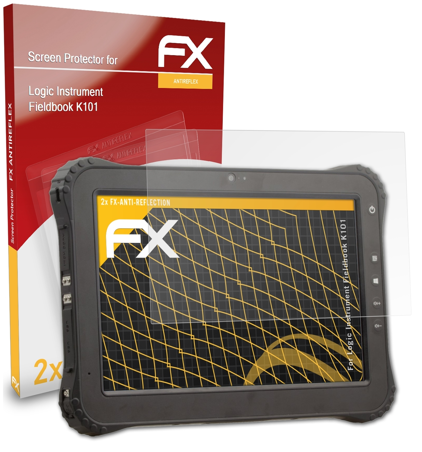 Logic Instrument K101) ATFOLIX 2x Fieldbook Displayschutz(für FX-Antireflex