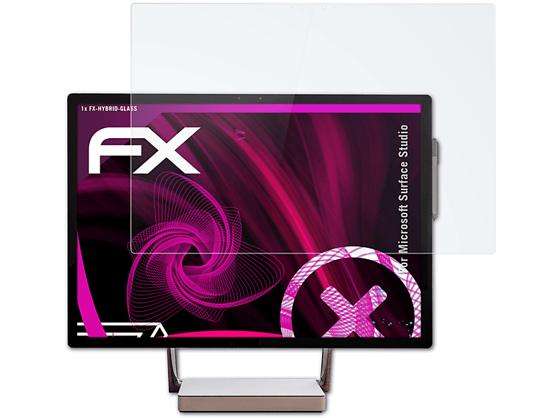 ATFOLIX FX-Hybrid-Glass Schutzglas(für Microsoft Surface Studio)