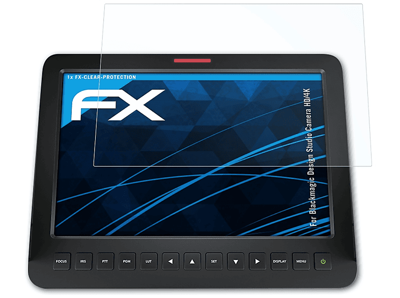 ATFOLIX FX-Clear Displayschutz(für Blackmagic Design Studio Camera HD/4K)