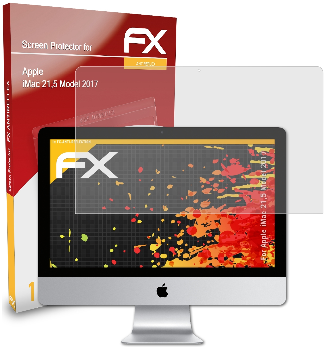 ATFOLIX iMac Apple 21,5 FX-Antireflex Displayschutz(für 2017) Model