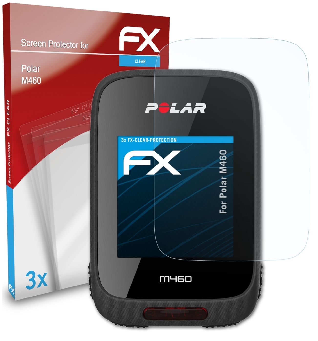 ATFOLIX 3x FX-Clear Displayschutz(für M460) Polar