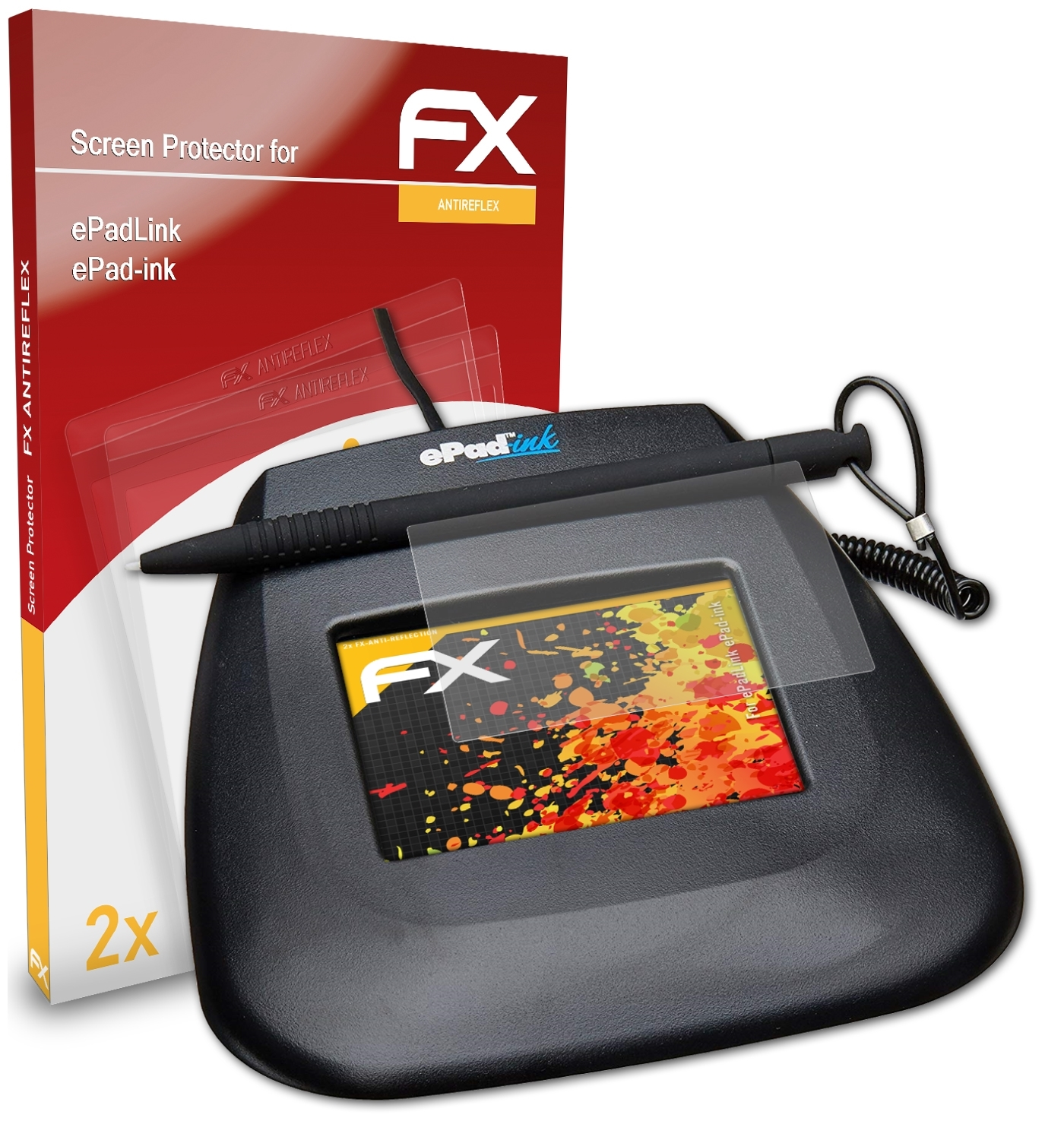 ATFOLIX 2x FX-Antireflex Displayschutz(für ePadLink ePad-ink)