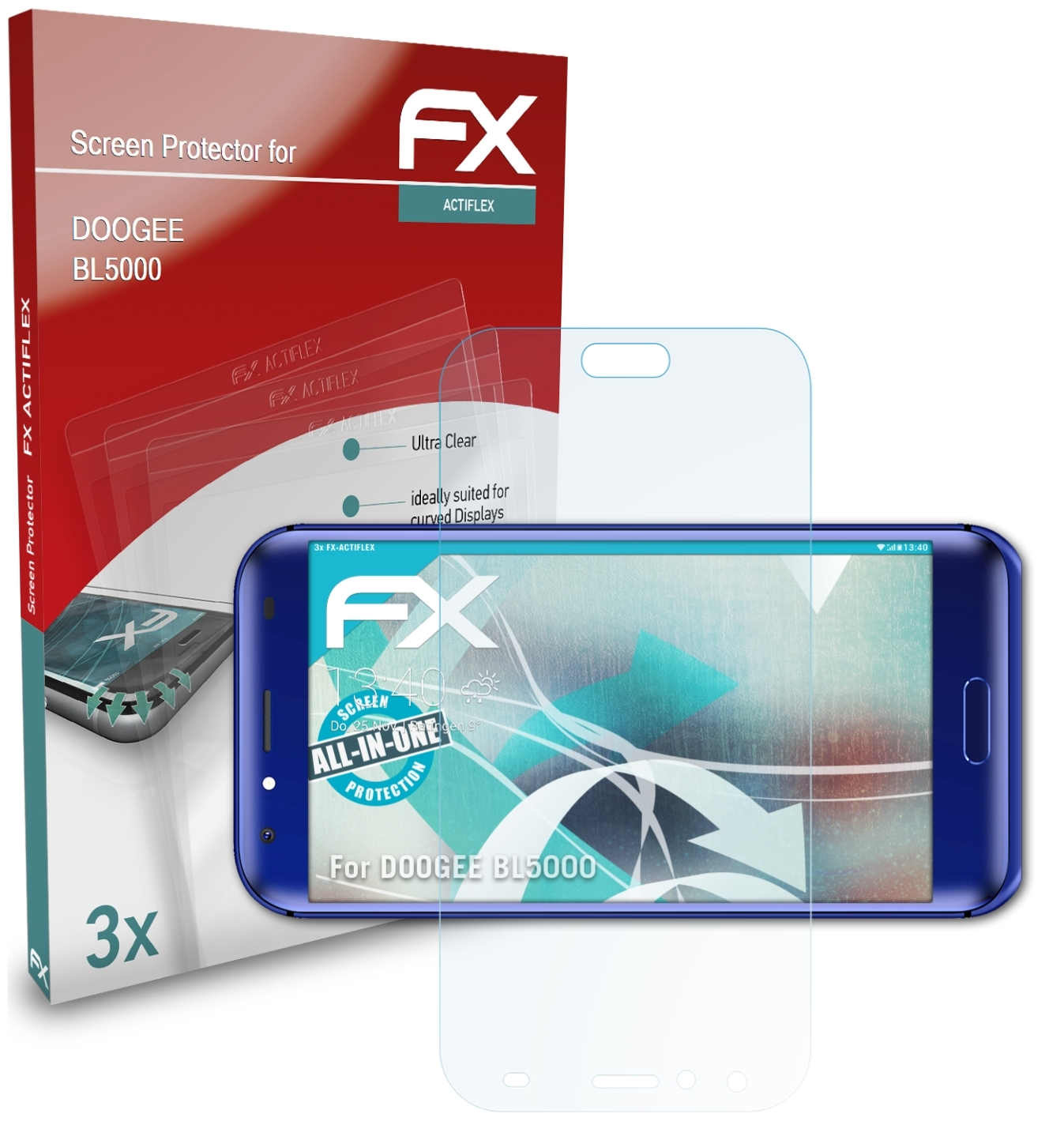 FX-ActiFleX Displayschutz(für BL5000) Doogee 3x ATFOLIX