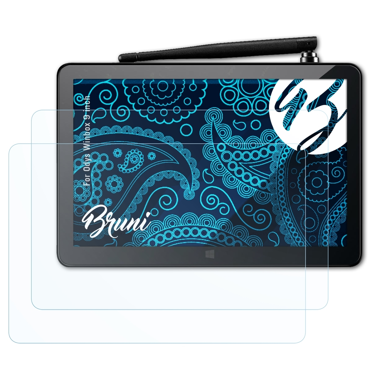 BRUNI 2x Basics-Clear Odys (9 Schutzfolie(für Winbox inch))