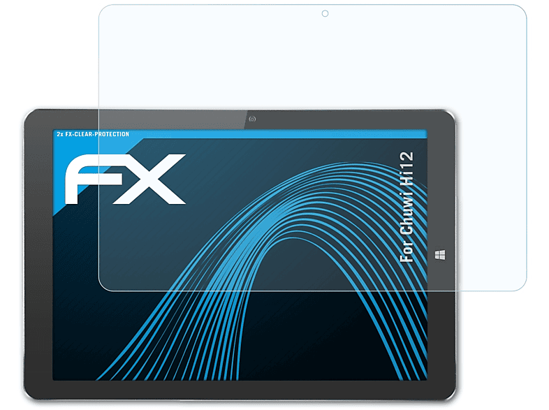 ATFOLIX 2x FX-Clear Displayschutz(für Chuwi Hi12)