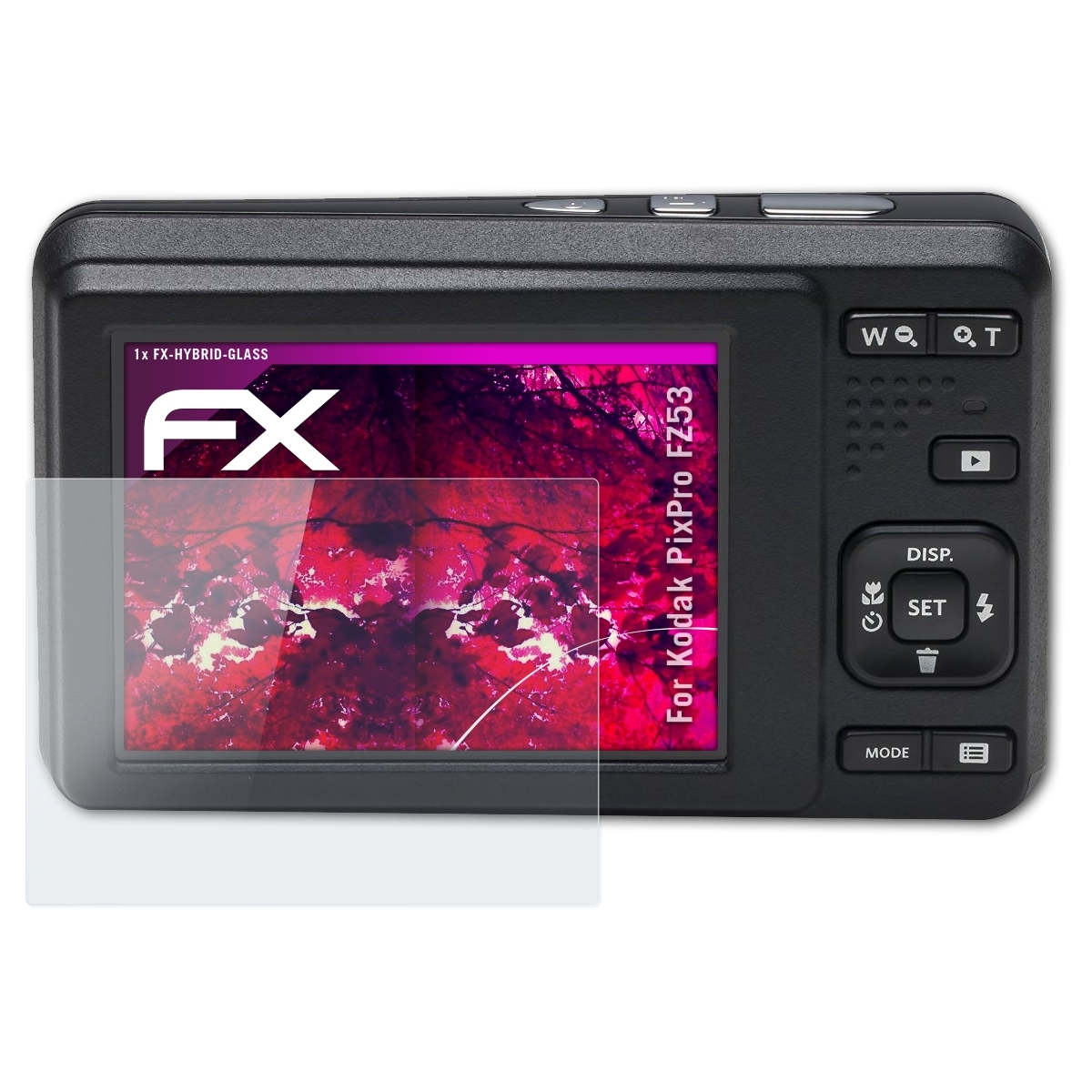 ATFOLIX PixPro Schutzglas(für FZ53) FX-Hybrid-Glass Kodak