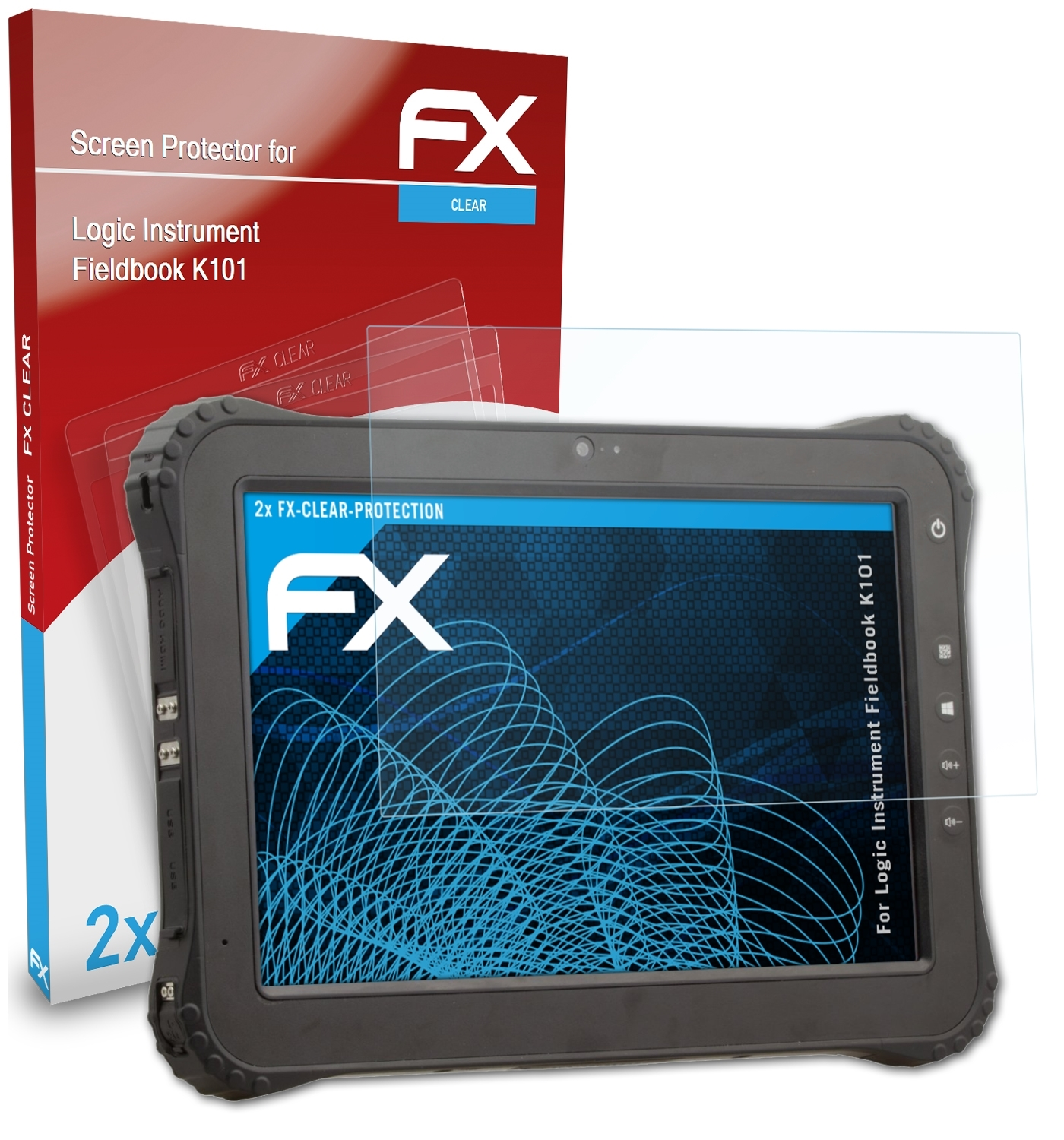 K101) Fieldbook Displayschutz(für FX-Clear ATFOLIX Instrument Logic 2x