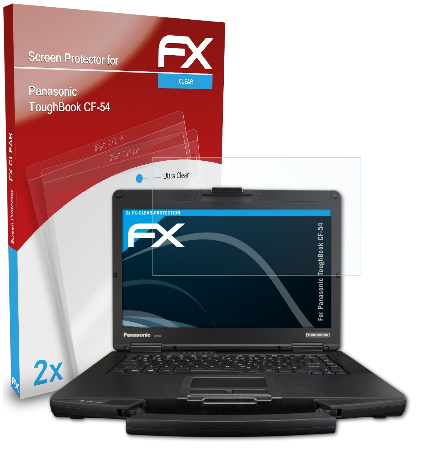 Displayschutz(für ATFOLIX FX-Clear CF-54) Panasonic 2x ToughBook