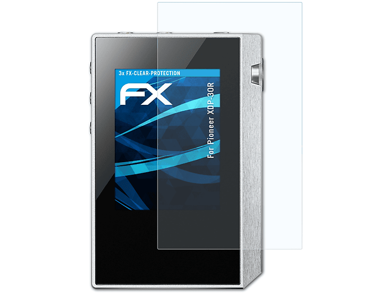 ATFOLIX 3x FX-Clear XDP-30R) Pioneer Displayschutz(für