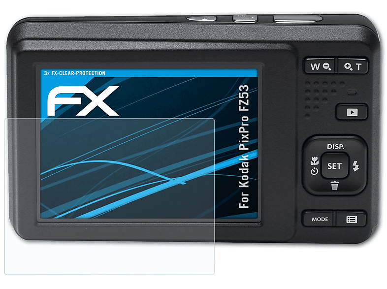 3x FX-Clear Displayschutz(für ATFOLIX PixPro FZ53) Kodak