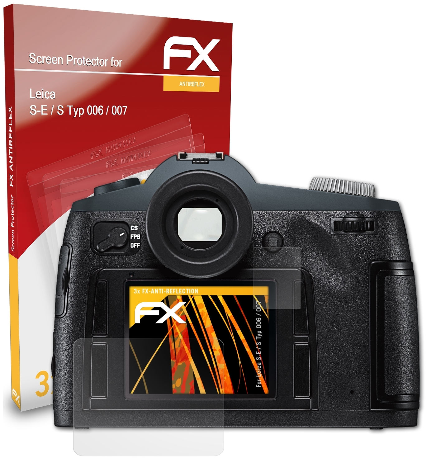 / FX-Antireflex / 006 S-E 3x ATFOLIX Displayschutz(für Leica S 007)) (Typ