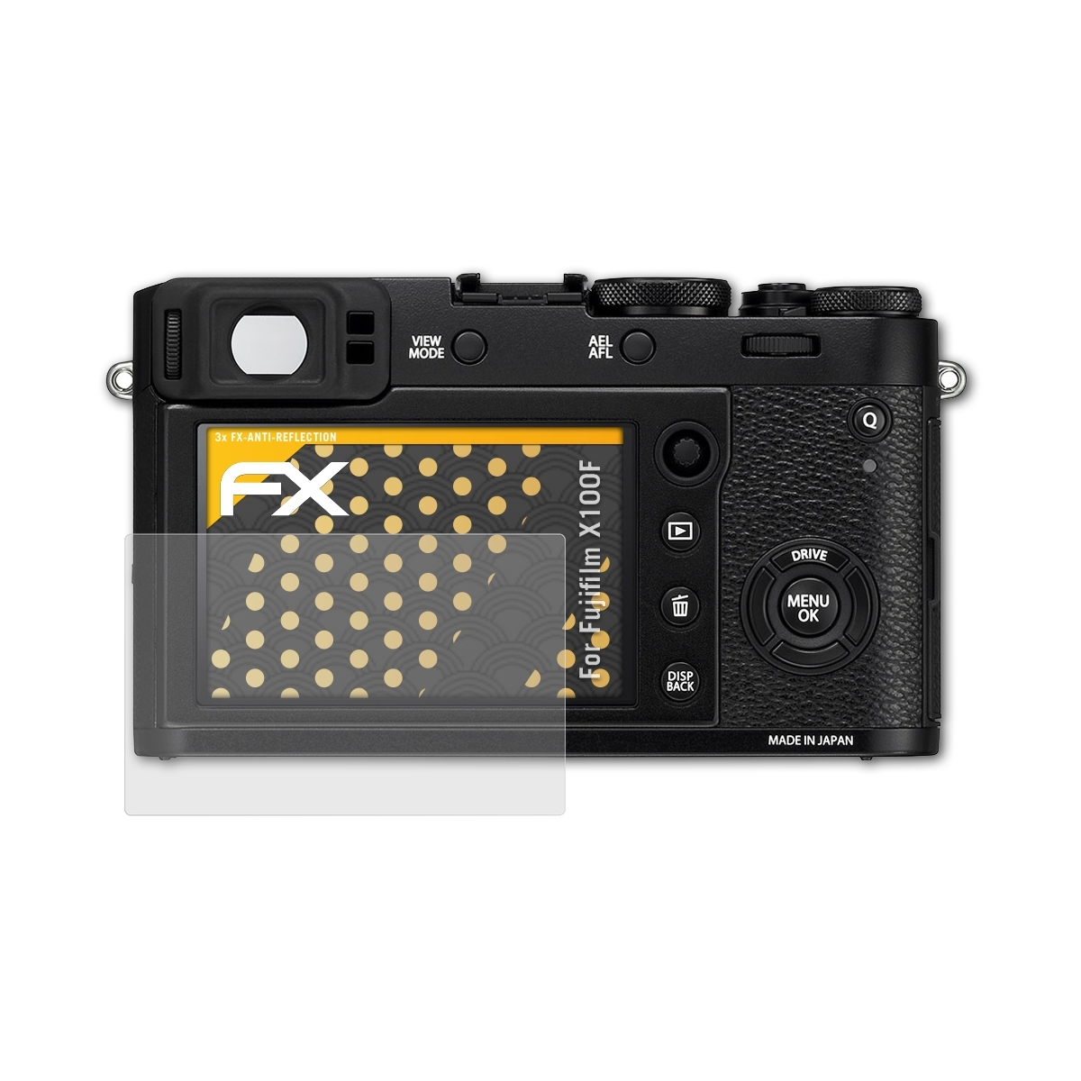 ATFOLIX Displayschutz(für 3x Fujifilm FX-Antireflex X100F)