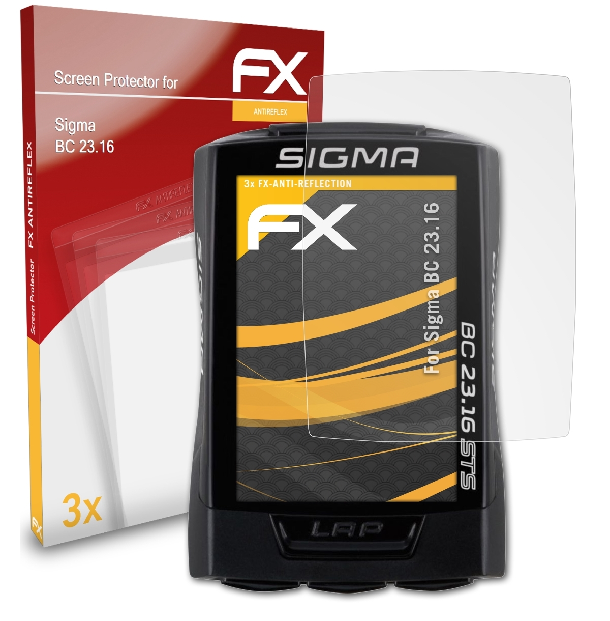 ATFOLIX FX-Antireflex 3x BC Displayschutz(für 23.16) Sigma