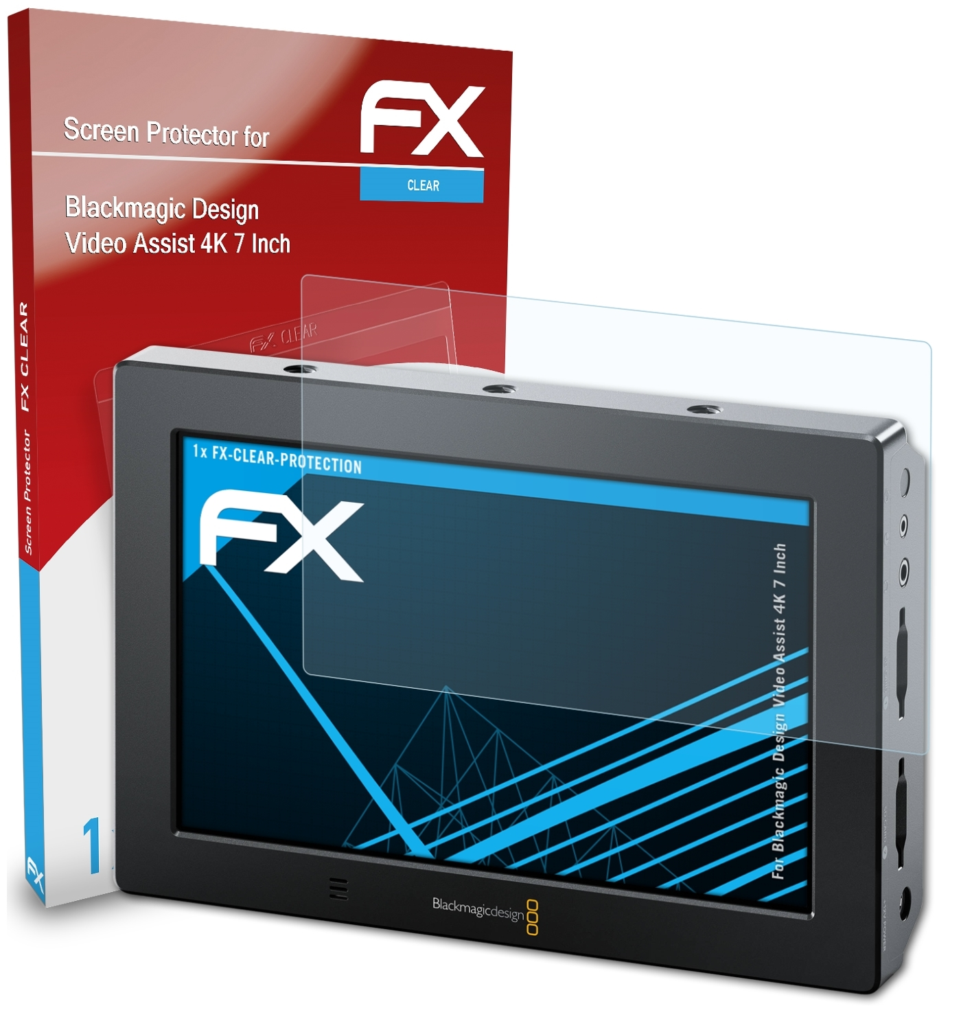 Blackmagic Design 4K FX-Clear ATFOLIX Video Inch)) Displayschutz(für Assist (7