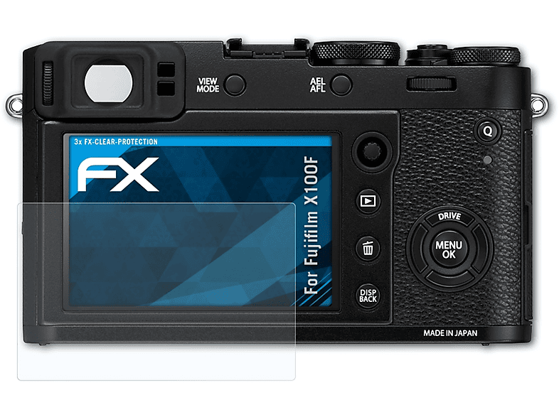 Displayschutz(für ATFOLIX 3x FX-Clear Fujifilm X100F)