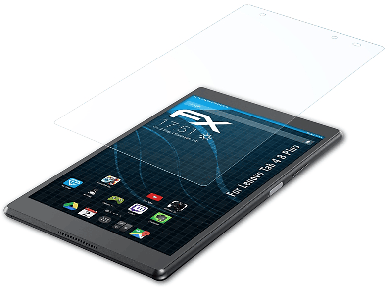 ATFOLIX 2x FX-Clear Displayschutz(für Lenovo Tab 4 8 Plus)