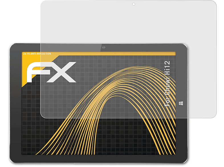ATFOLIX 2x FX-Antireflex Displayschutz(für Chuwi Hi12)