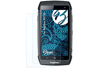 BRUNI 2x glasklare Displayschutz(für RugGear RG730)