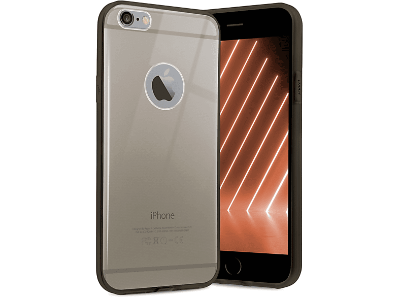 ONEFLOW Clear Case, Backcover, Apple, 6, 6s iPhone iPhone Anthracite-Gray 