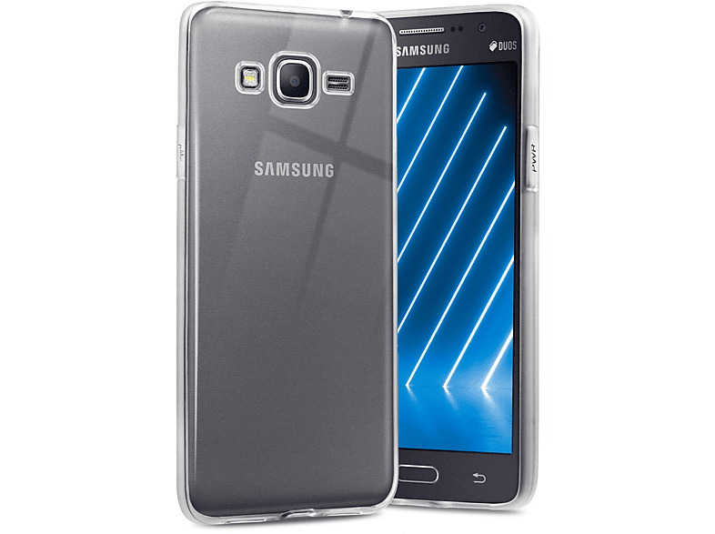 Case, Grand Clear Prime, Samsung, Backcover, ONEFLOW Crystal-Clear Galaxy